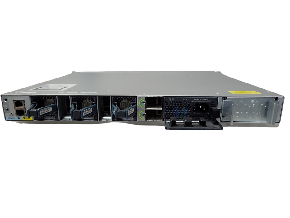 Cisco Catalyst WS-C3850-24T-S 24-Port Network Switch w/ C3850-NM-4-1G