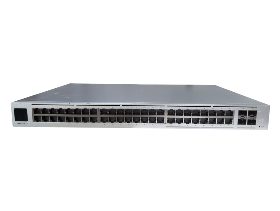 Ubiquiti UniFi Pro Max 48 Port PoE Switch (USW-Pro-Max-48-PoE), READ