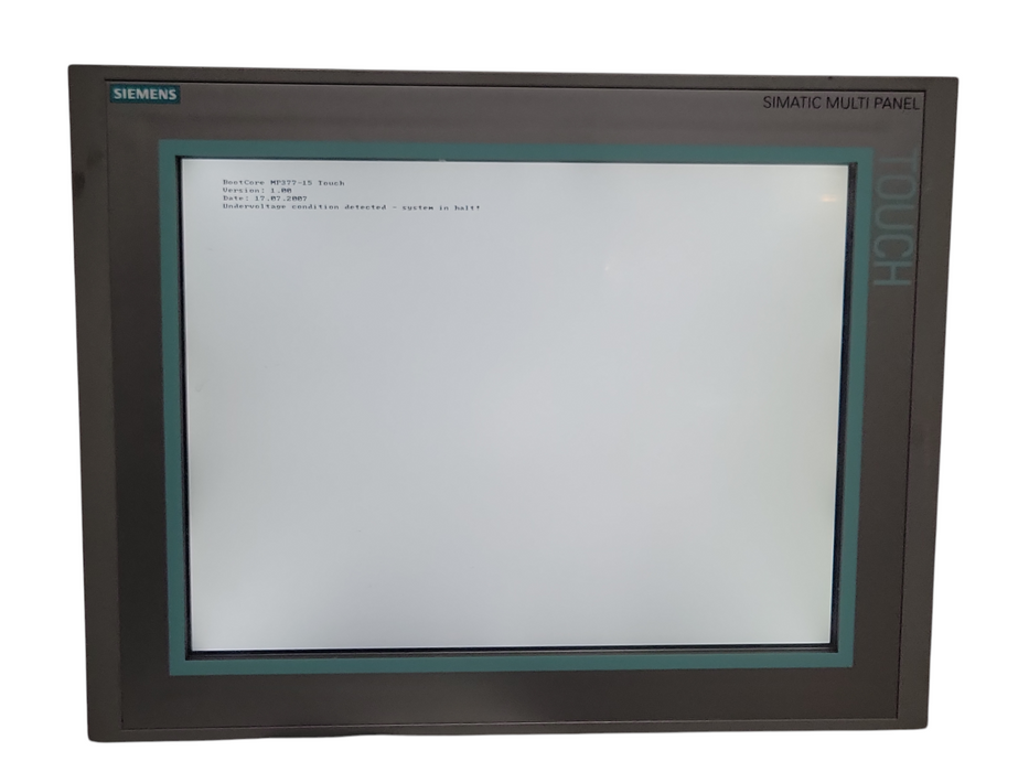SIEMENS 6AV6 644-0AB01-2AX0 SIMATIC MP 377 15" Touch Panel, READ