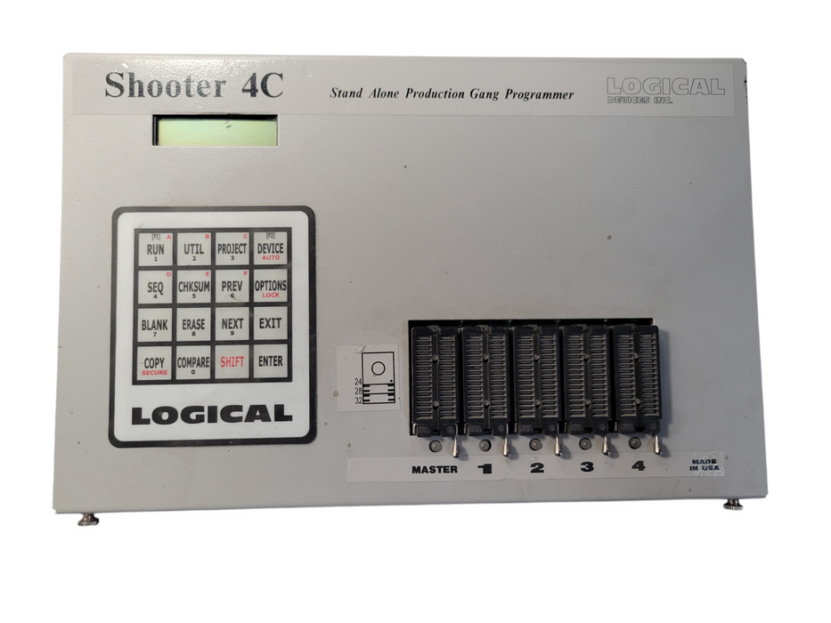 LOGICAL DEVICES INC. - SHOOTER 4C  EE/EPROM Programmer