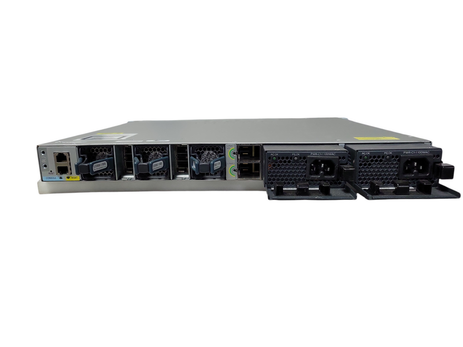 Cisco WS-C3850-48U-S 48 Port UPOE Gigabit Switch w/ C3850-NM-2-10G
