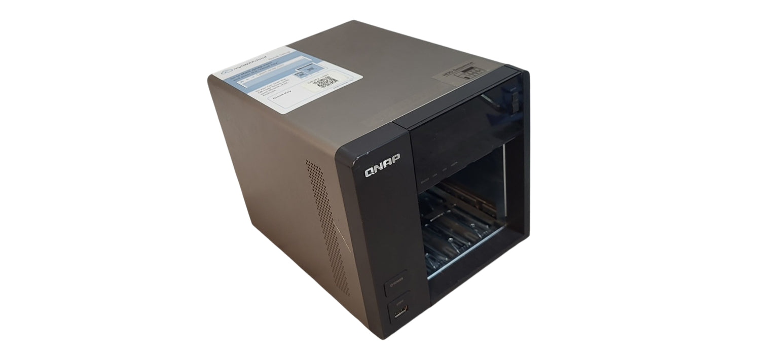 QNAP TS-421 Network Attached Storage | No HDD/Caddies