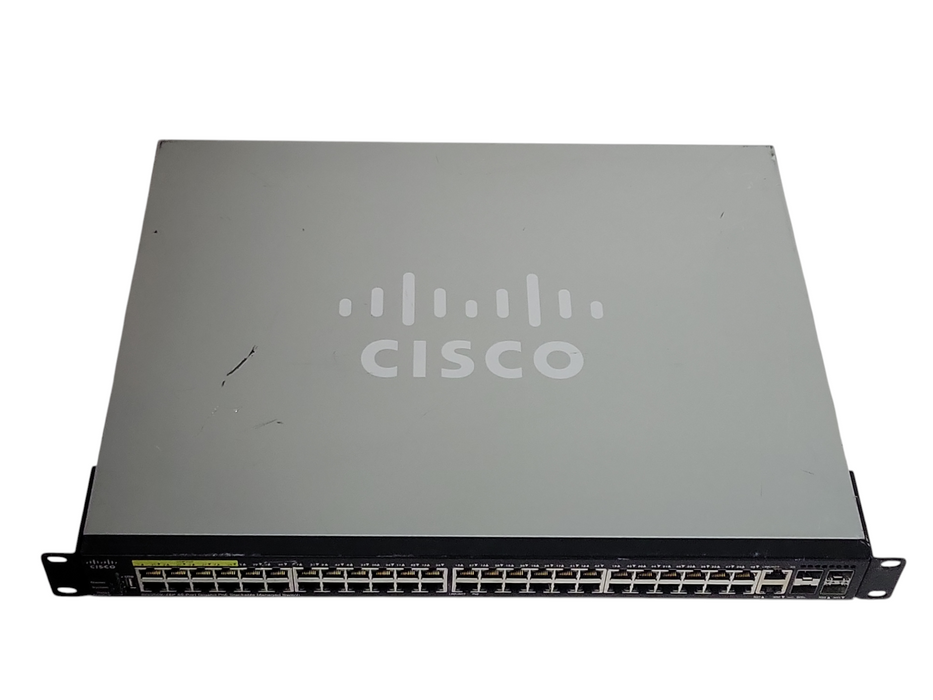 Cisco SG350X-48P-K9 48-Port Gigabit PoE Stackable Managed Switch