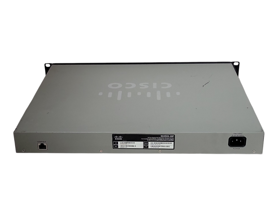 Cisco SG350X-48P-K9 48-Port Gigabit PoE Stackable Managed Switch