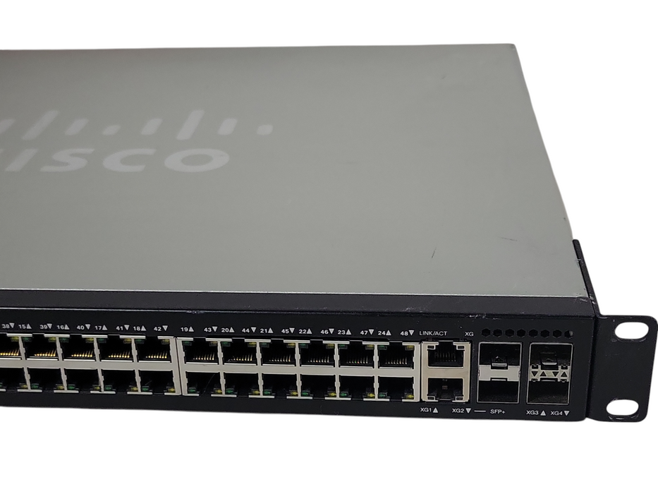 Cisco SG350X-48P-K9 48-Port Gigabit PoE Stackable Managed Switch