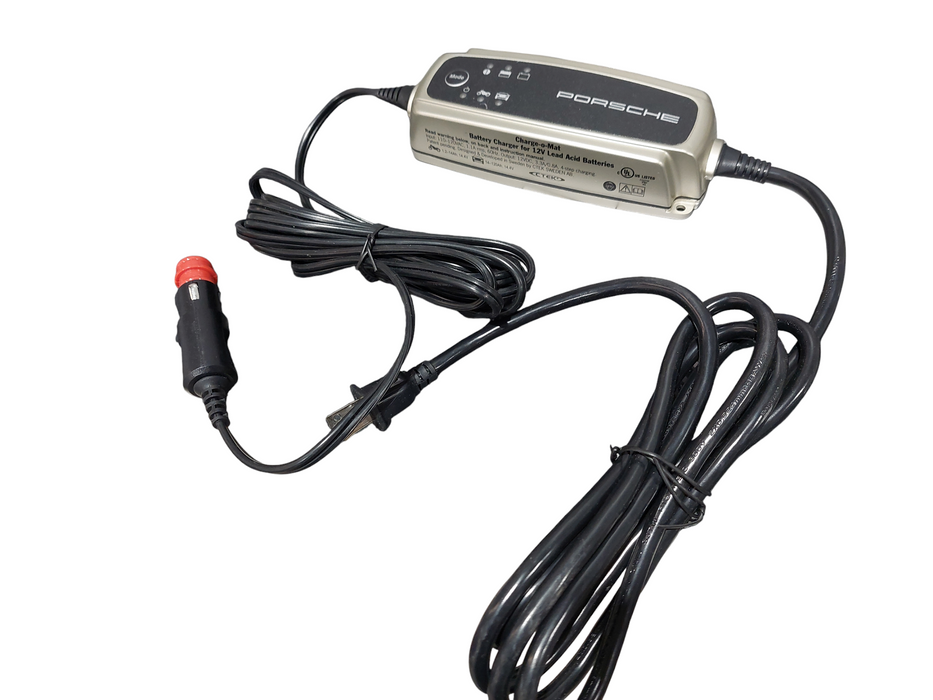 Porsche Charge - O - Mat Battery Charger for 12V Lead Acid Batteries Pro Trickle