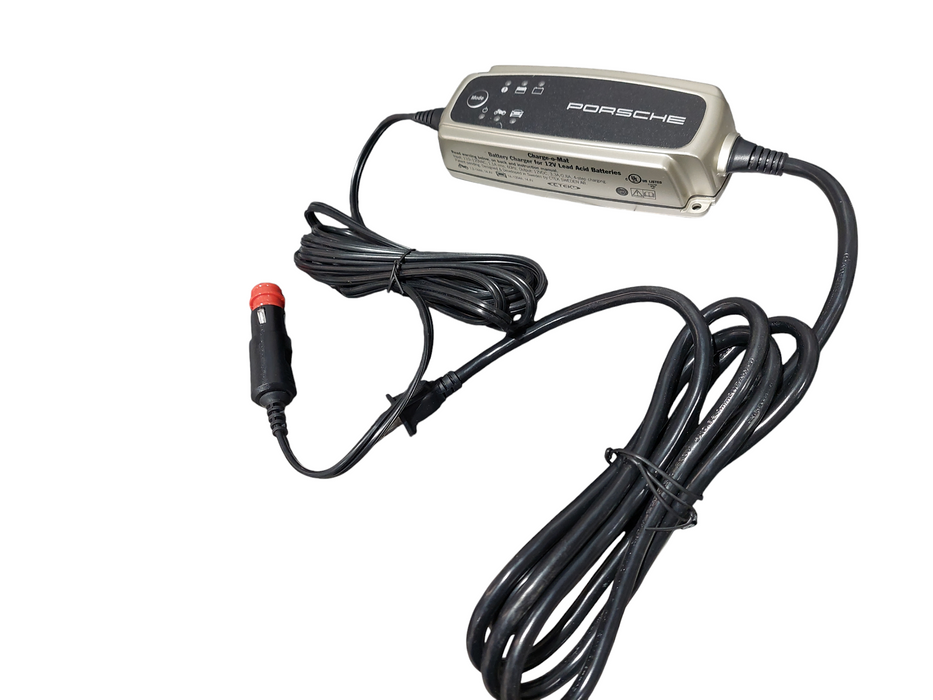 Porsche Charge - O - Mat Battery Charger for 12V Lead Acid Batteries Pro Trickle