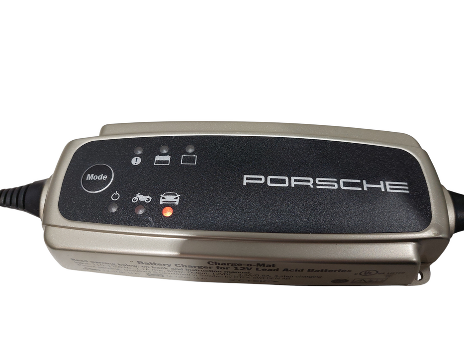Porsche Charge - O - Mat Battery Charger for 12V Lead Acid Batteries Pro Trickle