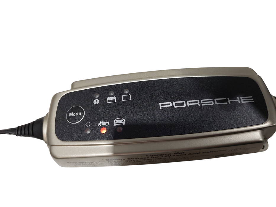 Porsche Charge - O - Mat Battery Charger for 12V Lead Acid Batteries Pro Trickle