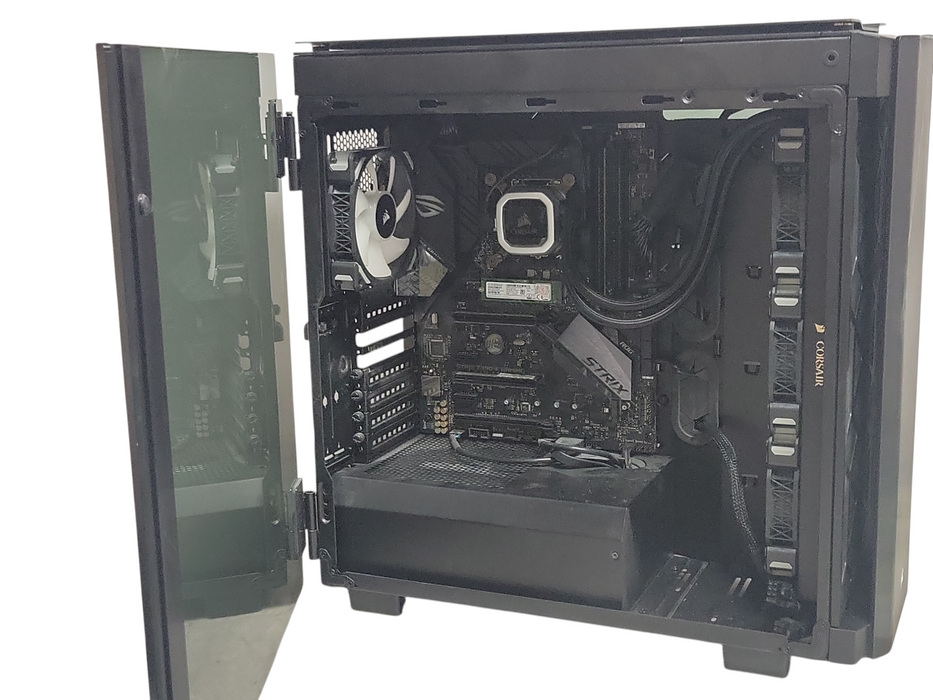 Custom/Asus Tower PC, Core I9-9900K 3.60GHz, 8GB DDr4, 256GB NVMe 1600W PSU, SEE