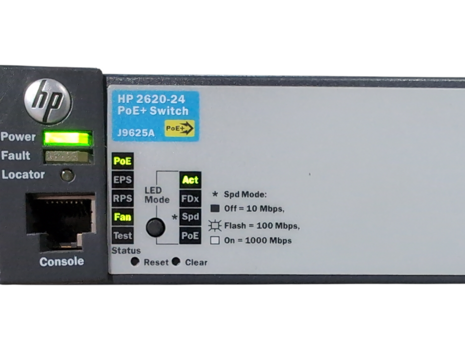 HP 2620-24 PoE+ Switch J9625A 24-Port Gigabit Ethernet Managed Switch