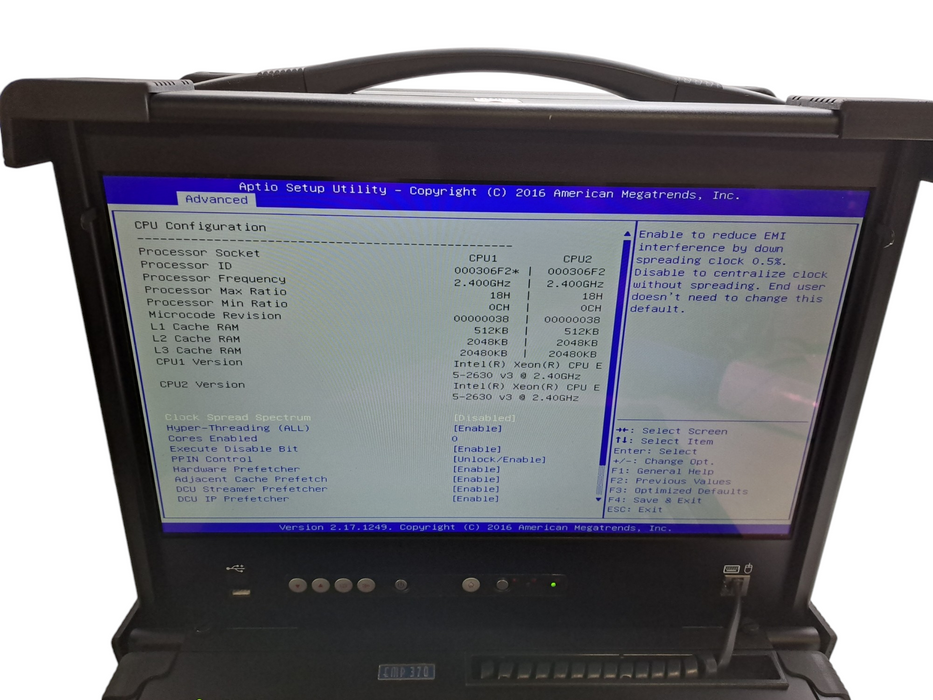 ACME Portable Server | X10DAL-i w/ 2x Xeon E5-2630 v3, 256GB DDR4, Forensic Dock