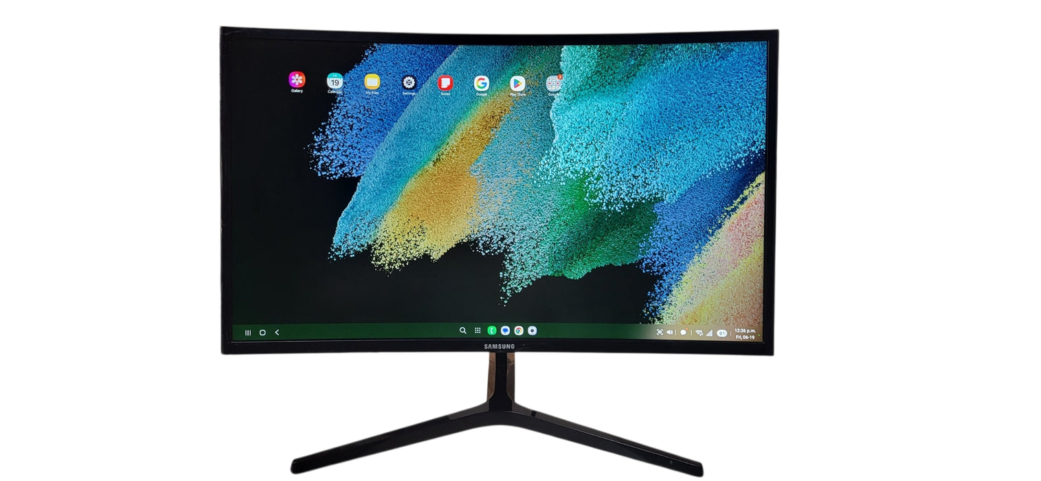 Samsung 27 inch Curved LED LCD Monitor - C27F396FHN W/AC & Stand
