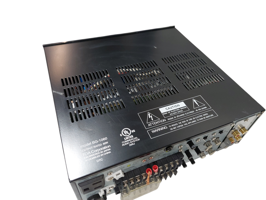 TOA Integrated Amplifier BG-1060