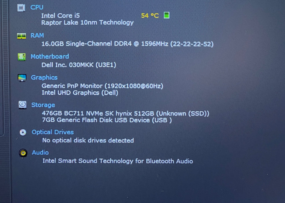 Dell Latitude 5440 Intel Core i5-1345U 1.60GHz 16GB RAM 512GB SSD