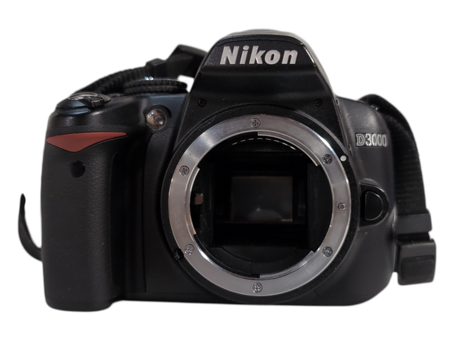 Nikon D3000 10MP APS-C DSLR, Camera Body Only, READ