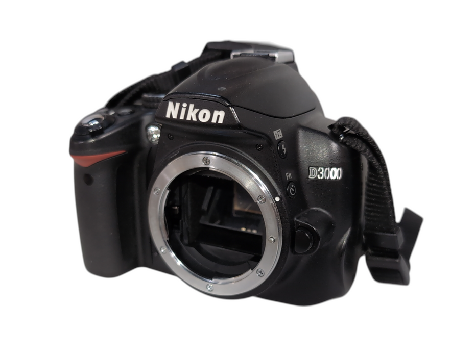 Nikon D3000 10MP APS-C DSLR, Camera Body Only, READ