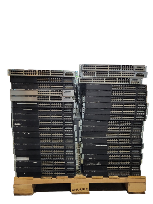 Lot of 114x Various Brands assorted Switches and Firewalls/Router READ