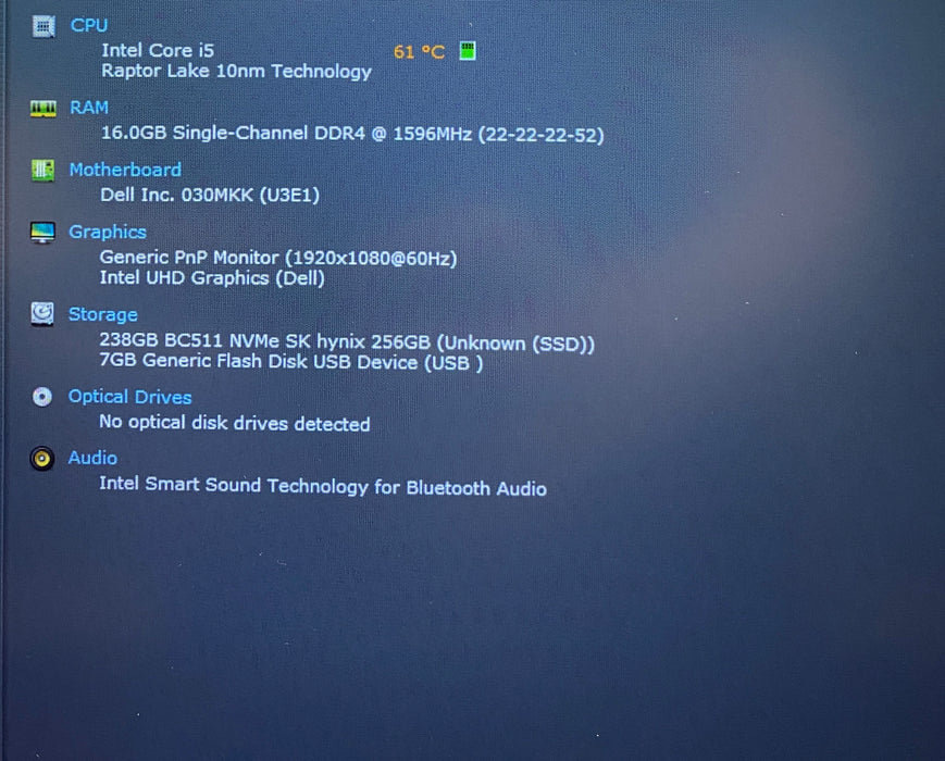 Dell Latitude 5440 Intel Core i5-1345U 1.60GHz 16GB RAM 256GB SSD