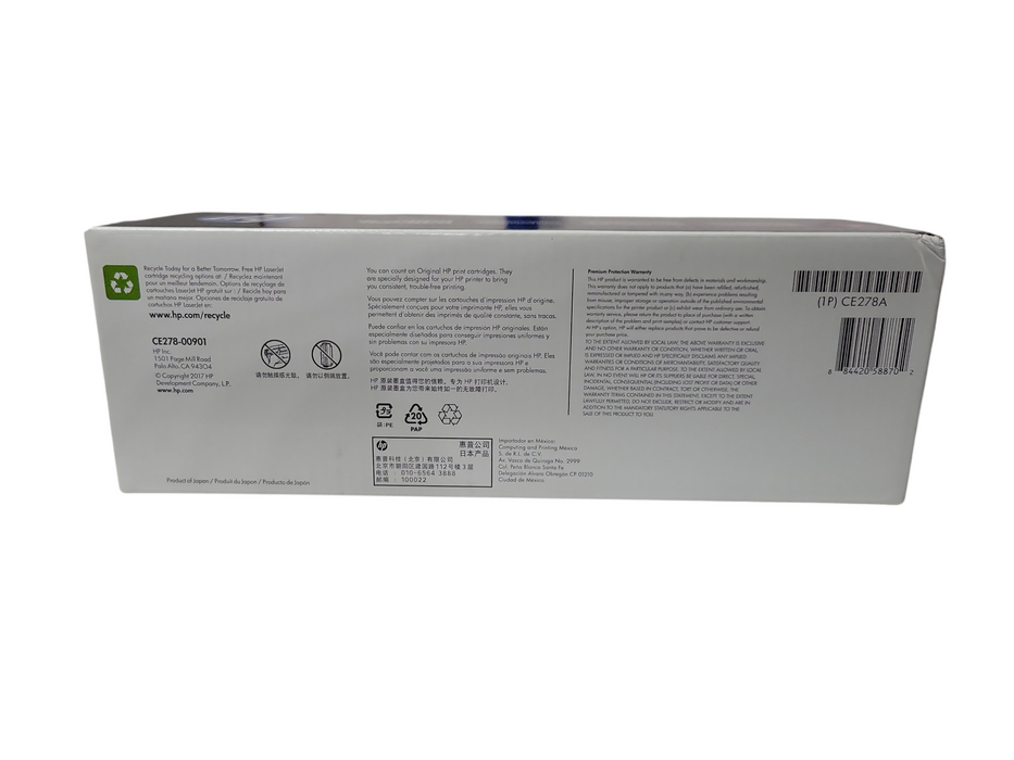 New In Box Sealed Genuine HP 78A Black Original LaserJet Toner Cartridge CE278A