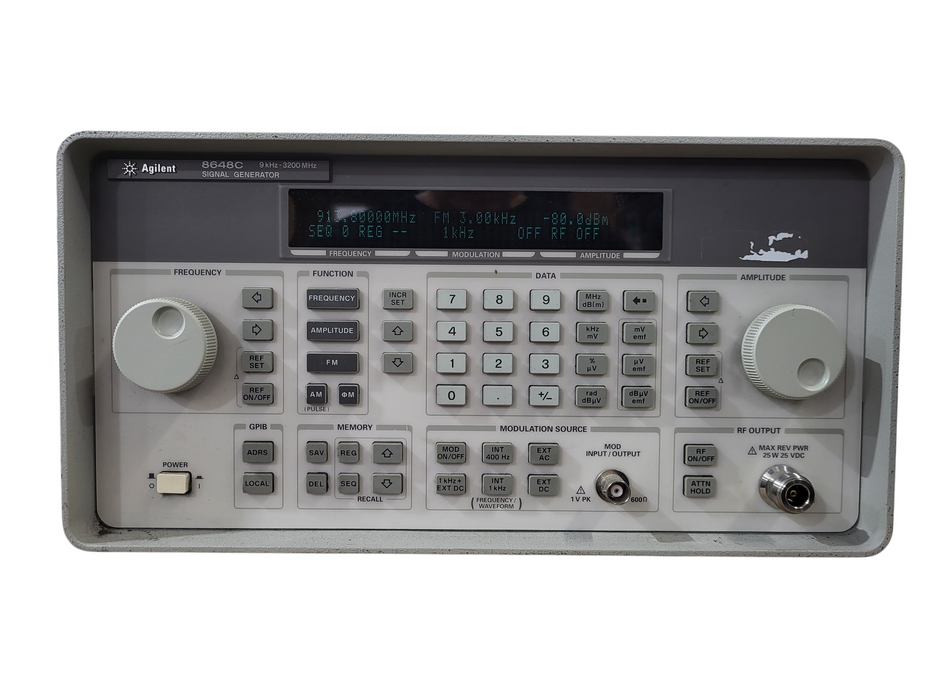 HP Agilent Signal Generator 8648C 9kHz-3.2GHz READ