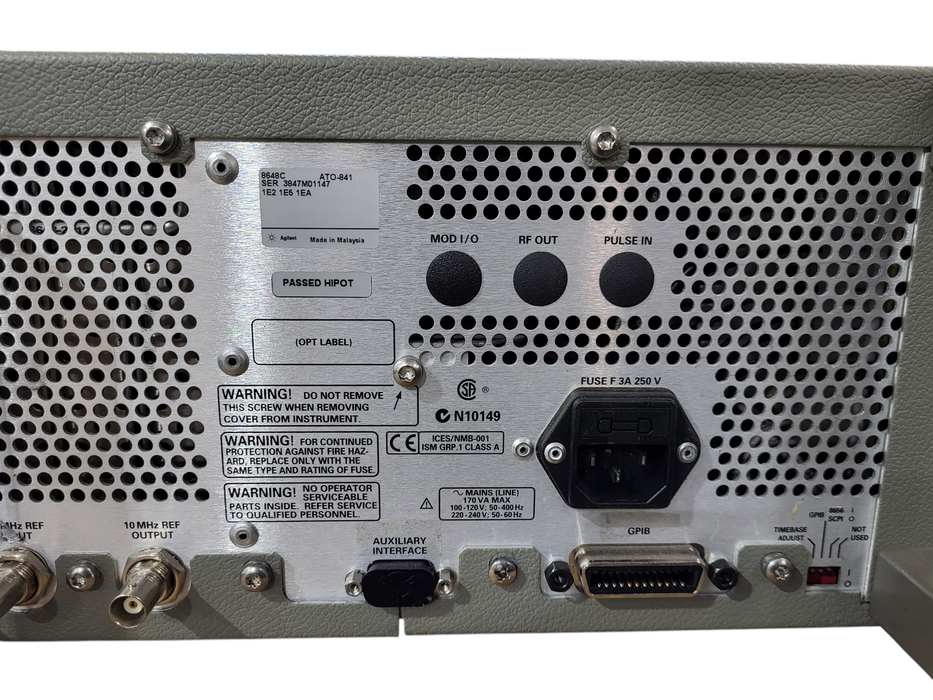 HP Agilent Signal Generator 8648C 9kHz-3.2GHz READ