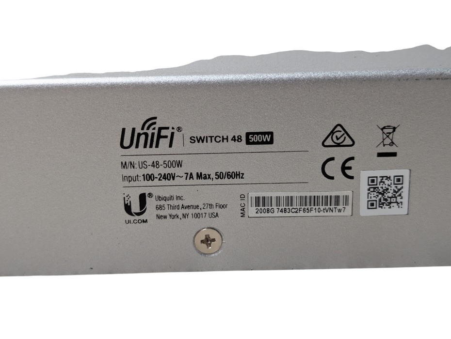 Ubiquiti UniFi Switch 48 500W US-48-500W Gibit Smart Network Switch  PLEASE READ