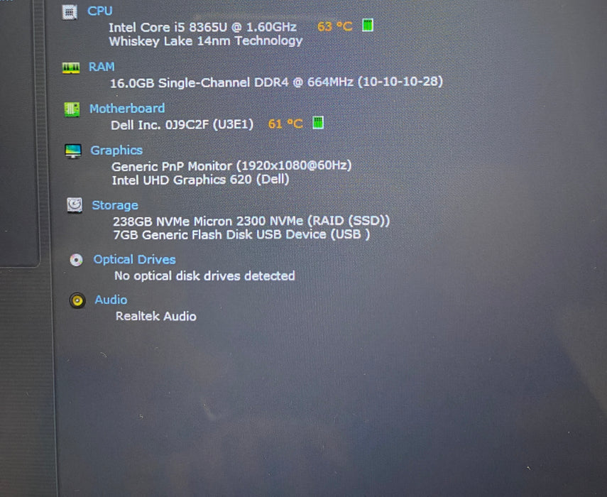 Dell Latitude 5300 2-in-1 TOUCH Core i5-8365U 1.60GHz 16GB RAM 256GB SSD