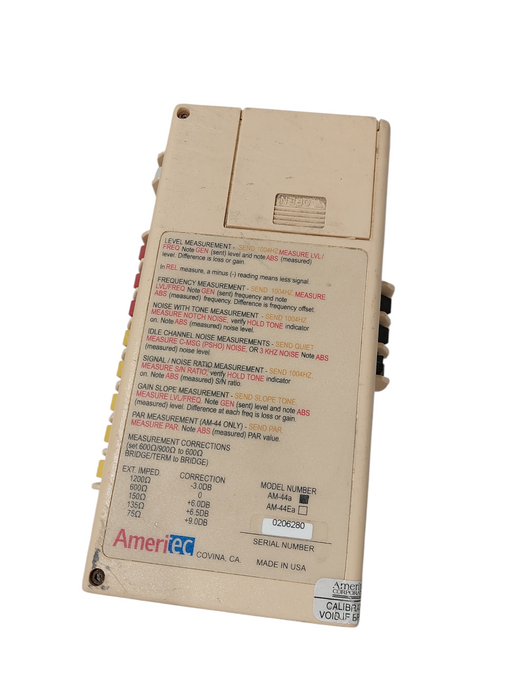 Ameritec Personal V.F Test Set Model: AM-44a