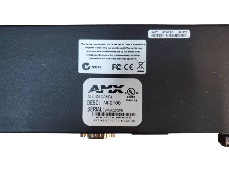 AMX Netlinx NI-2100 Integrated Audio/Video Controller @