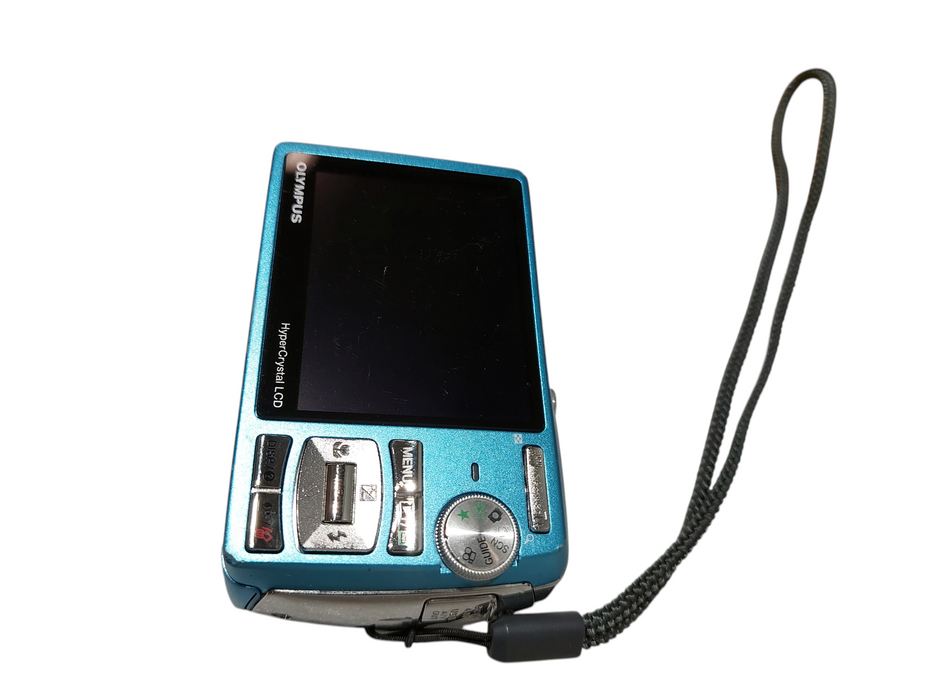Olympus Stylus 820 Blue Digital Camera Hyper Crystal LCD