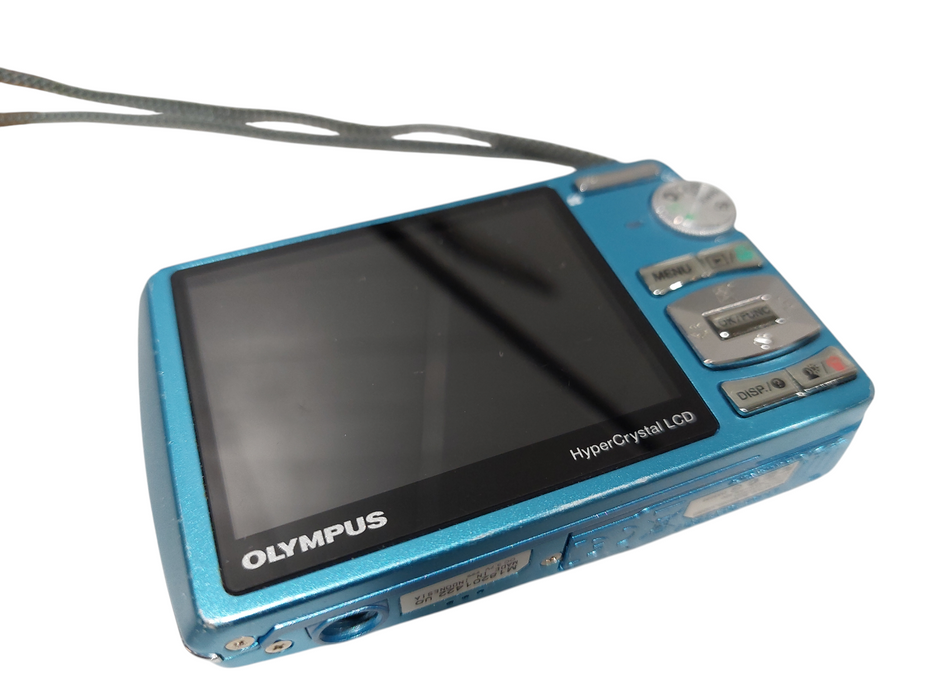 Olympus Stylus 820 Blue Digital Camera Hyper Crystal LCD