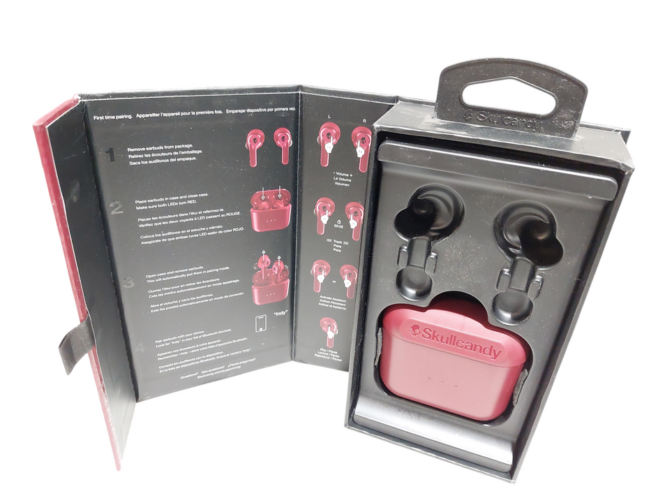 Skull Candy Bluetooth Earbuds Indy Model: S2SSW