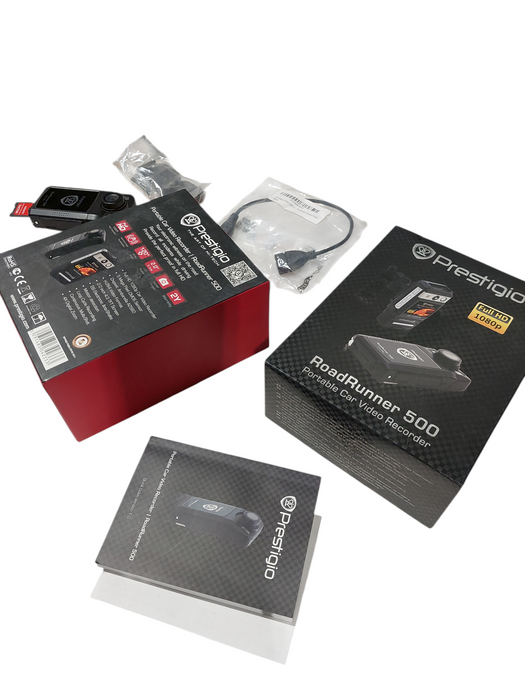 Prestigio RoadRunner 500 Portable Car Video Recorder Full Hd 1080p