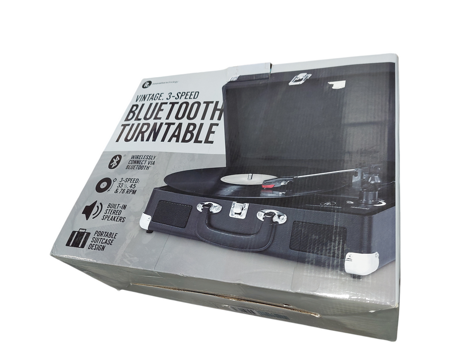Vintage Turntable Bluetooth Speaker