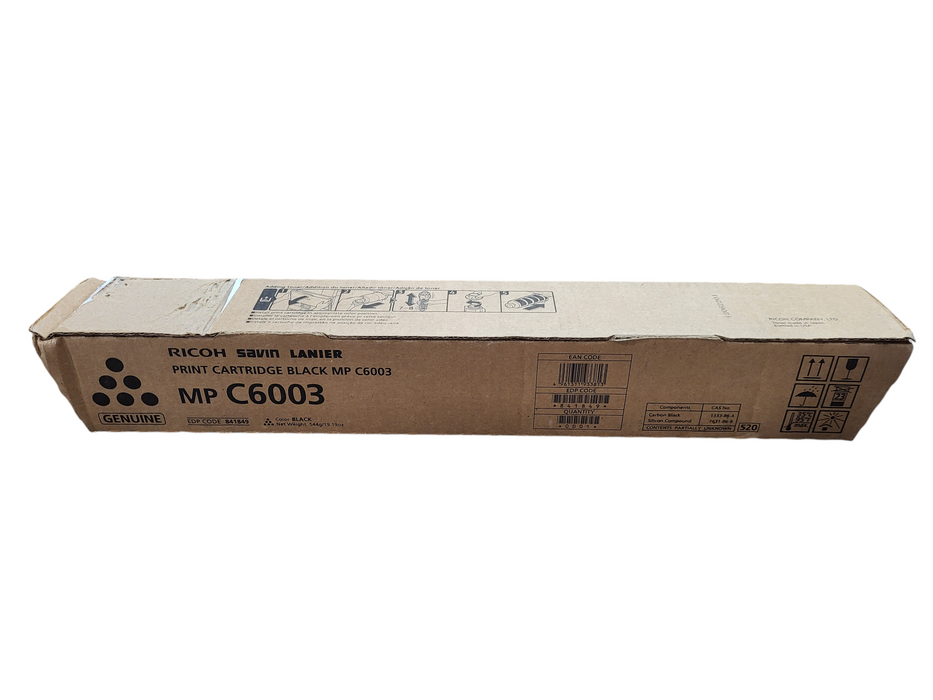Genuine RICOH MP C6003 Toner Cartridge (Black)