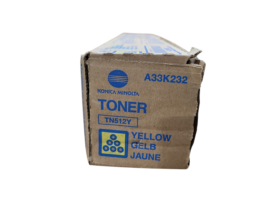 Konica Minolta TN512Y Toner Cartridge - Yellow (A33K232)