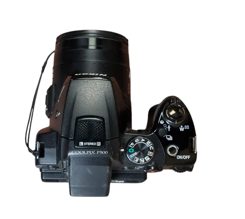 Nikon Coolpix P500 12.1MP Digital Camera w/ Battery