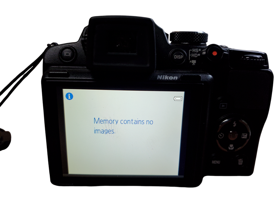 Nikon Coolpix P500 12.1MP Digital Camera w/ Battery