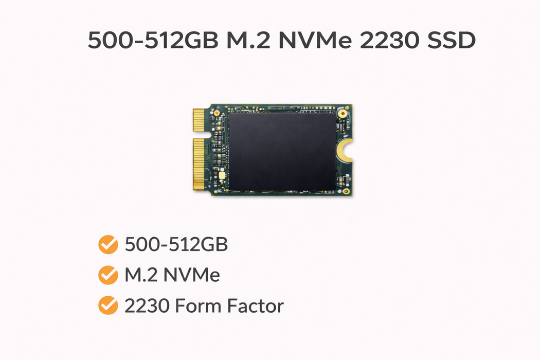 Lot 100x 500-512GB m.2 NVMe 2230 SSD | Mixed Brand