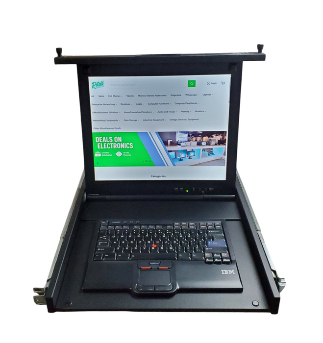 IBM 1723-HC1 46M5213 17" LCD Console w/ Keyboard