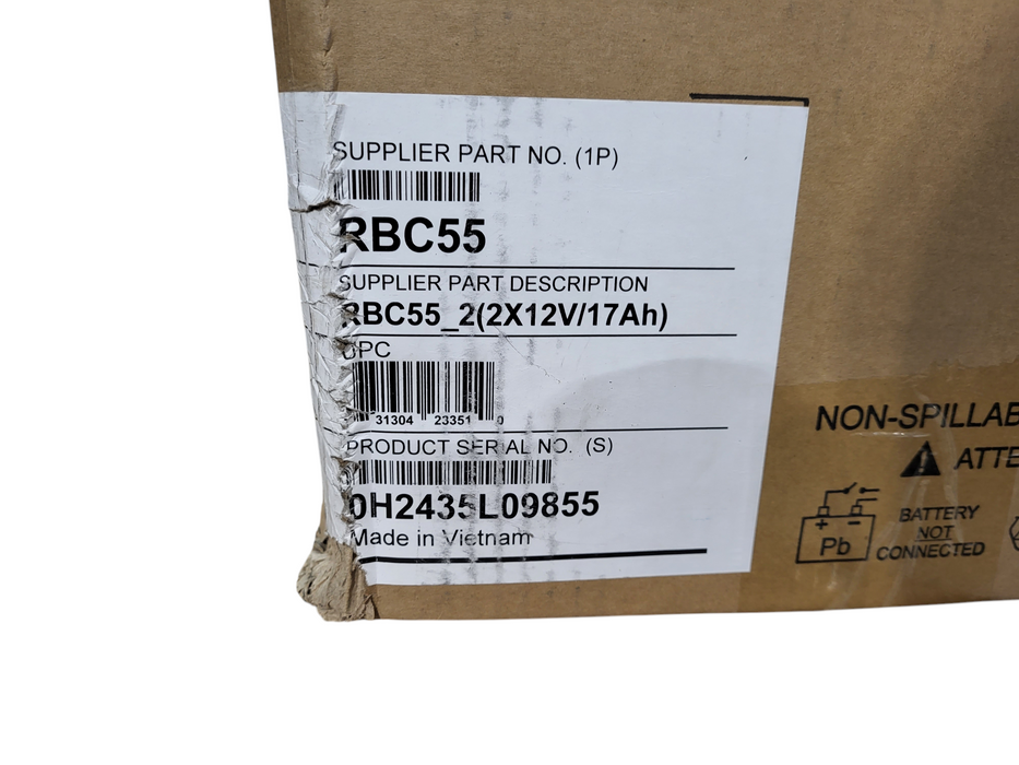 APC RBC55 Compatible Replacement Battery Pack Open box