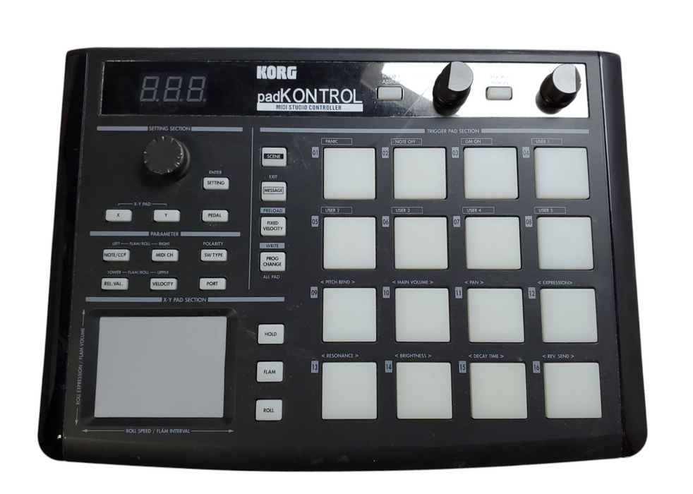 Korg PadKontrol KPC-1 MIDI Studio Drum Pad Controller *READ*