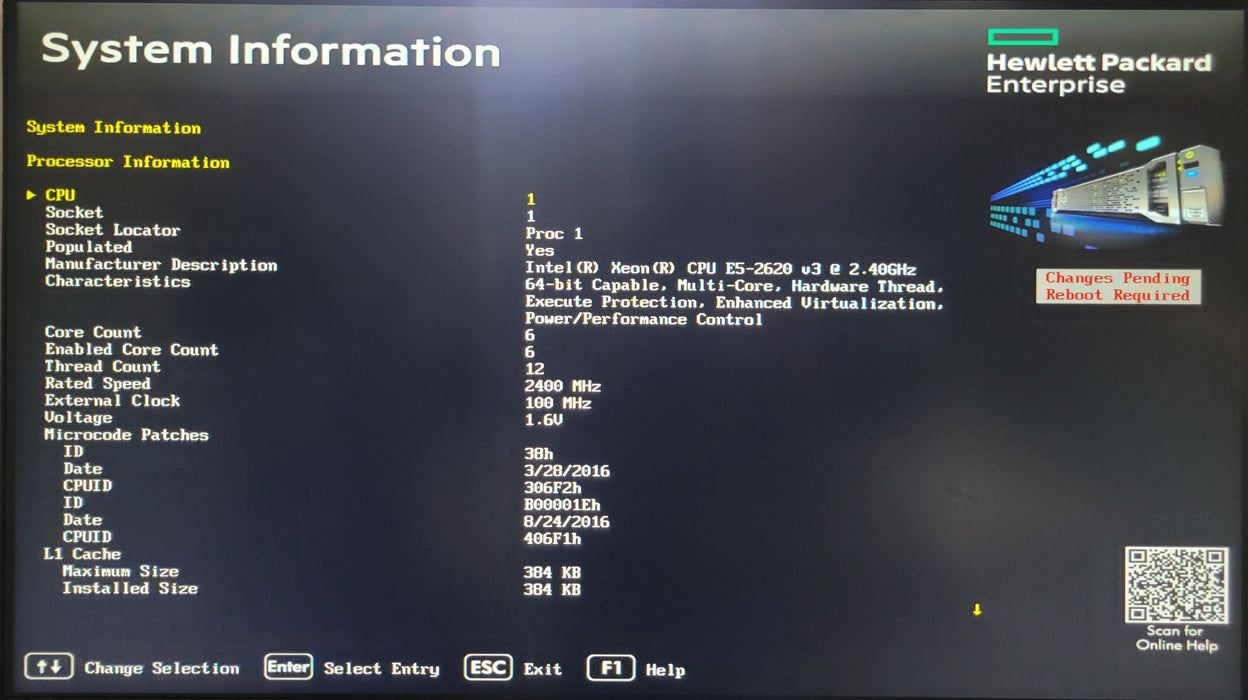 HP ProLiant DL380 Gen9 | Xeon E5-2620 v3 @2.40GHz 32GB DDR4 | NO HDD