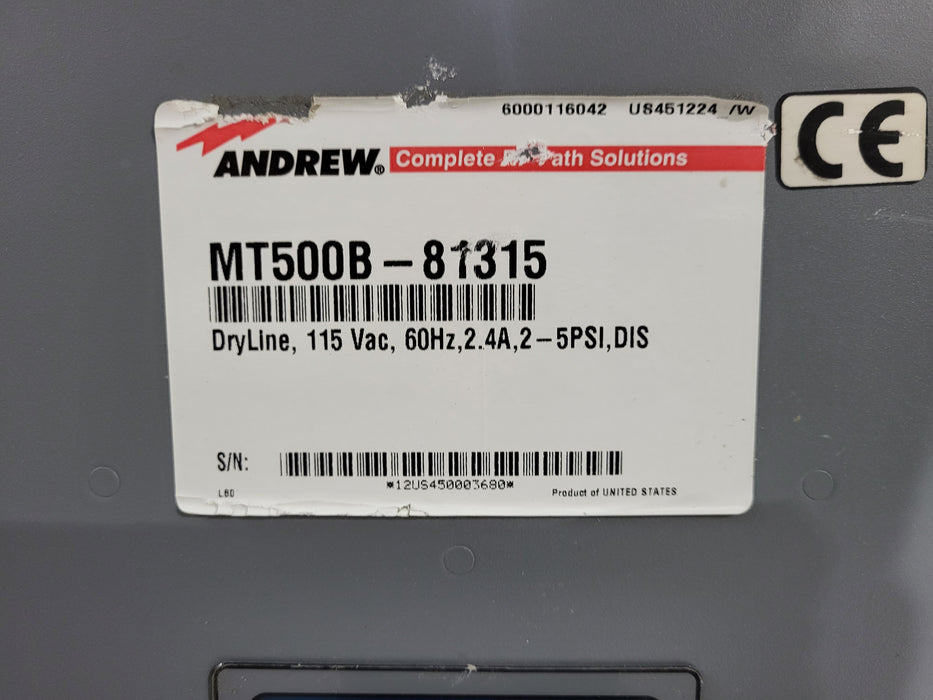ANDREW CommScope Automatic Dehydrator 115/230VAC MT500B-81315 COMP Lifetime 1404