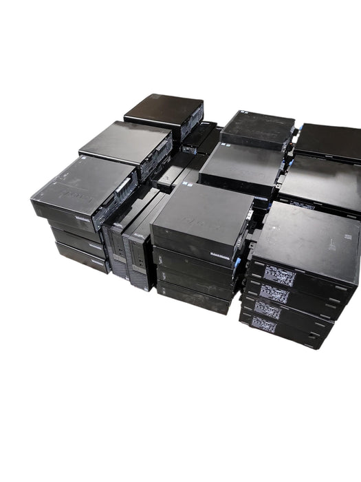 Lot of 42 Mixed HP,DELL,LONOVO SFF I5  - 9th Gen 8GB DDR4 Ram No HDD