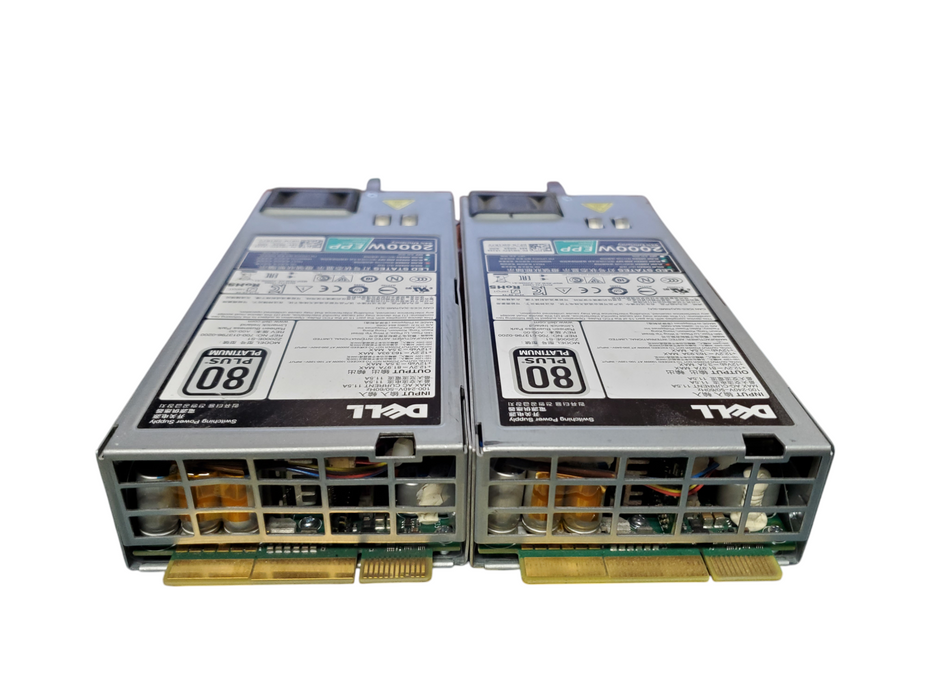 Lot 2x Dell 0W1R7V 2000W Server Power Supply - Z2000E-S1