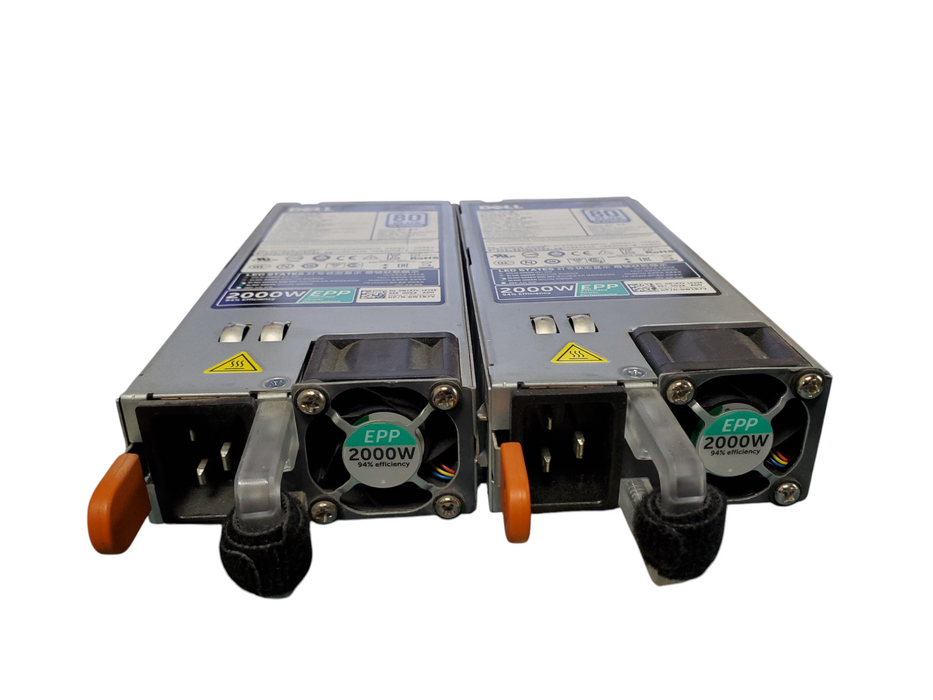 Lot 2x Dell 0W1R7V 2000W Server Power Supply - Z2000E-S1