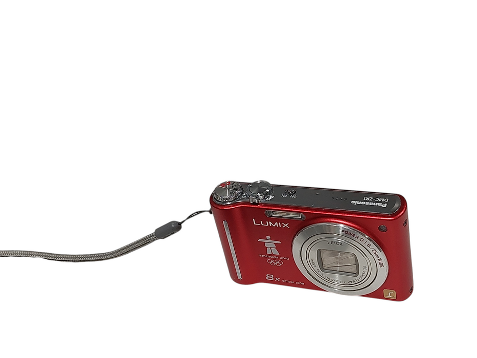 Panasonic Lumix Vancouver 2010 Olympics Red Digital Camera DMC-ZR1