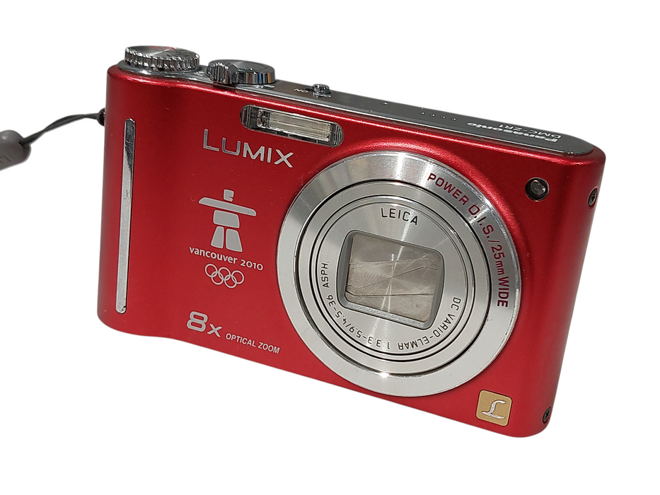 Panasonic Lumix Vancouver 2010 Olympics Red Digital Camera DMC-ZR1